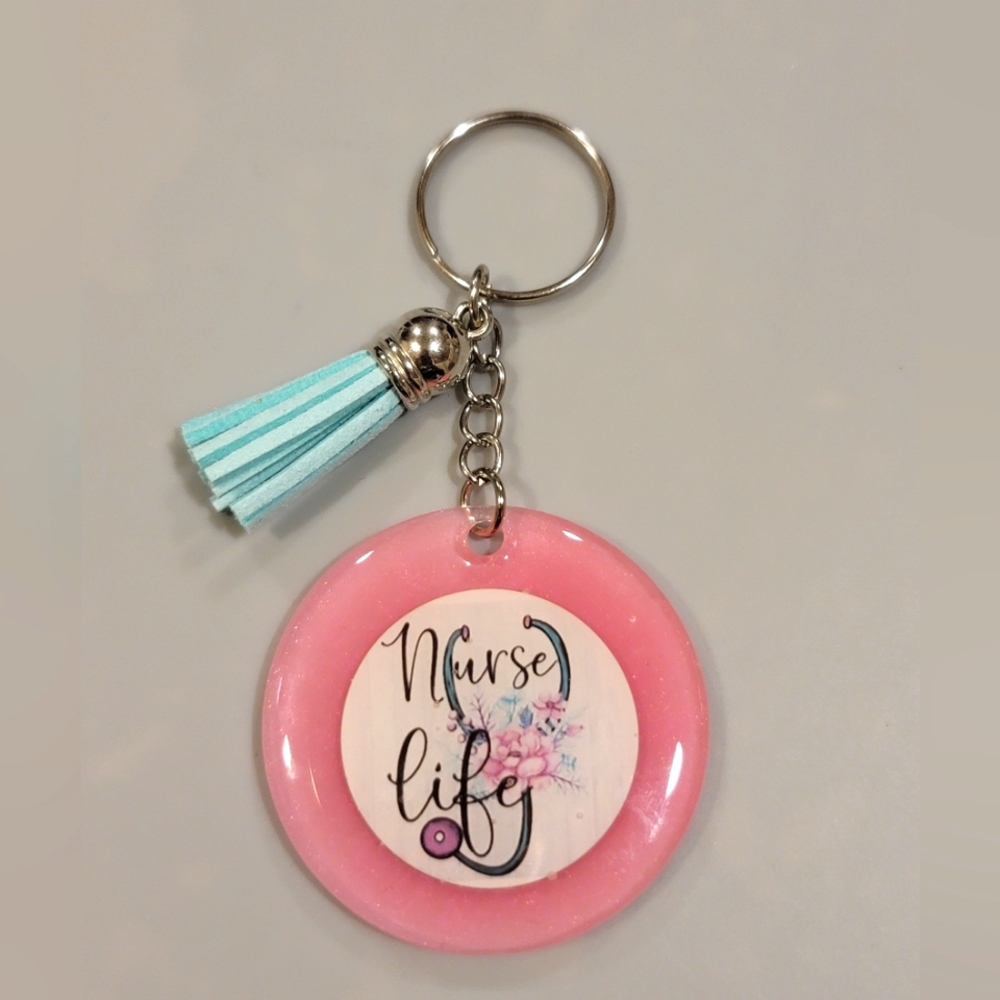 Resin handmade keychain